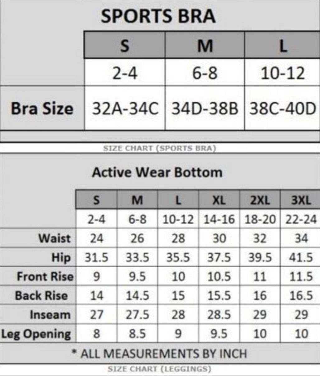 Activewear Set /ropa deportiva