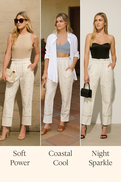 Studded Pants- Poder con Estilo
