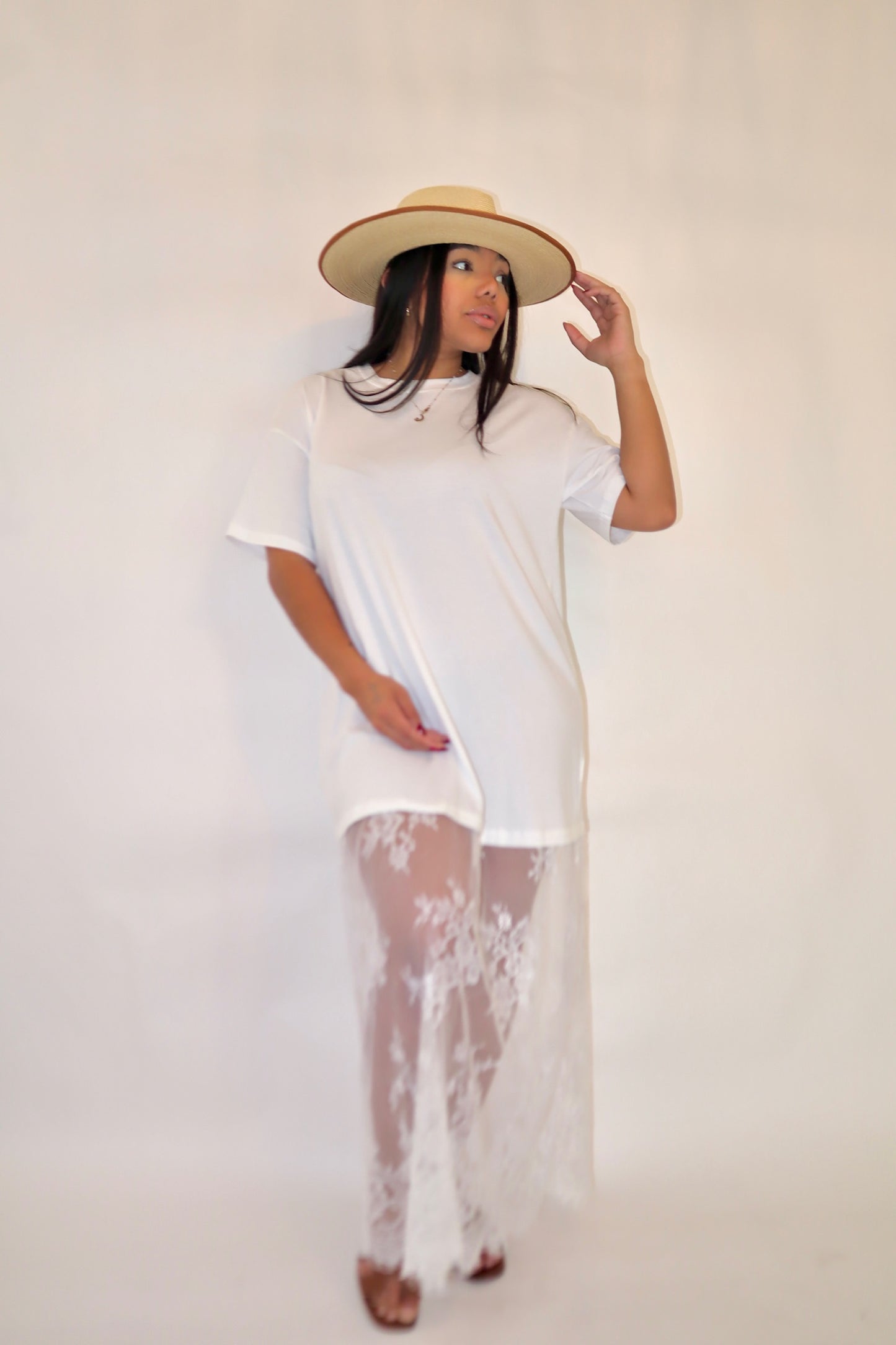 Ivory Muse Lace Dress