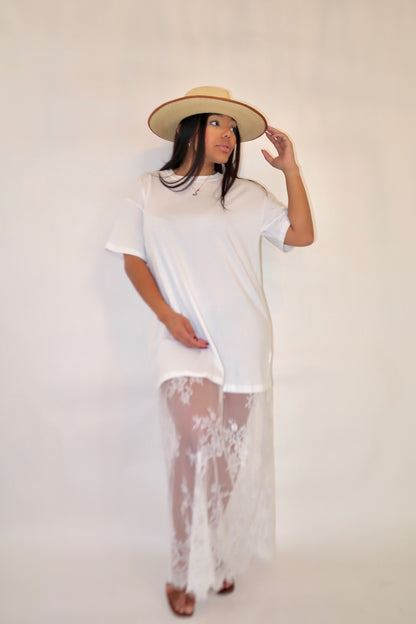 Ivory Muse Lace Dress