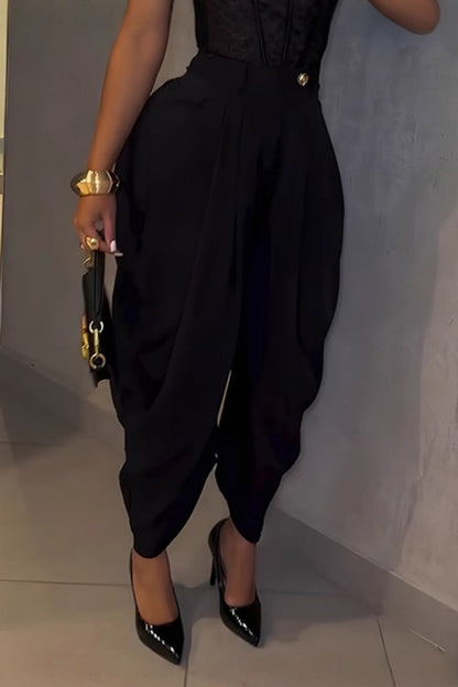 Aida Pleated Drape Pants