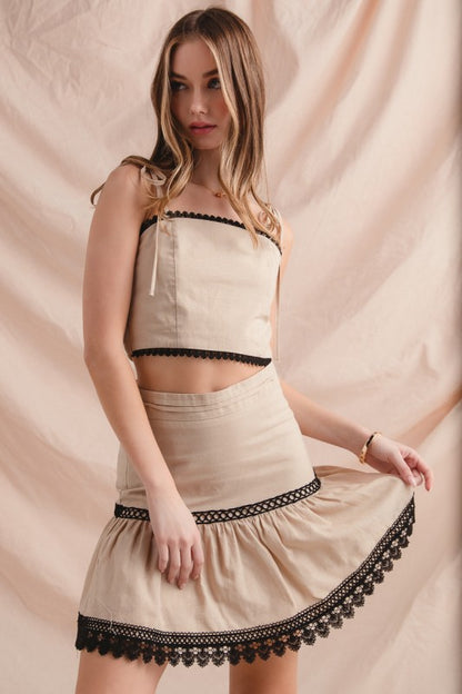 Elena Cotton Linen Blend Set