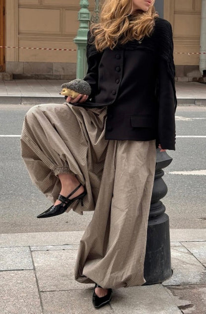 Aria Wide Leg Ballon Casual Pants