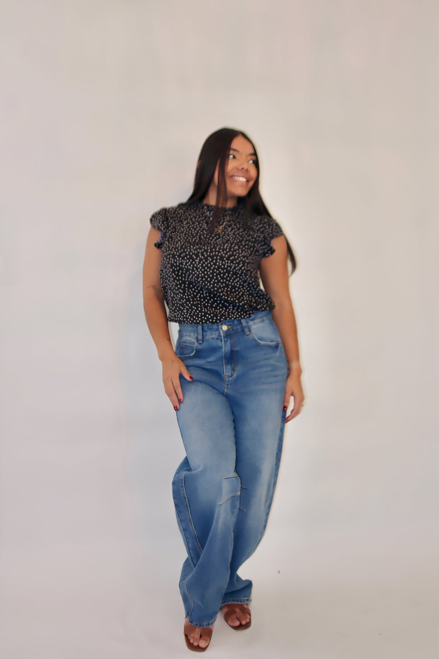 Celeste Sparkle Top
