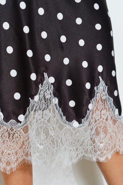 Luna Polka Dot Midi Skirt