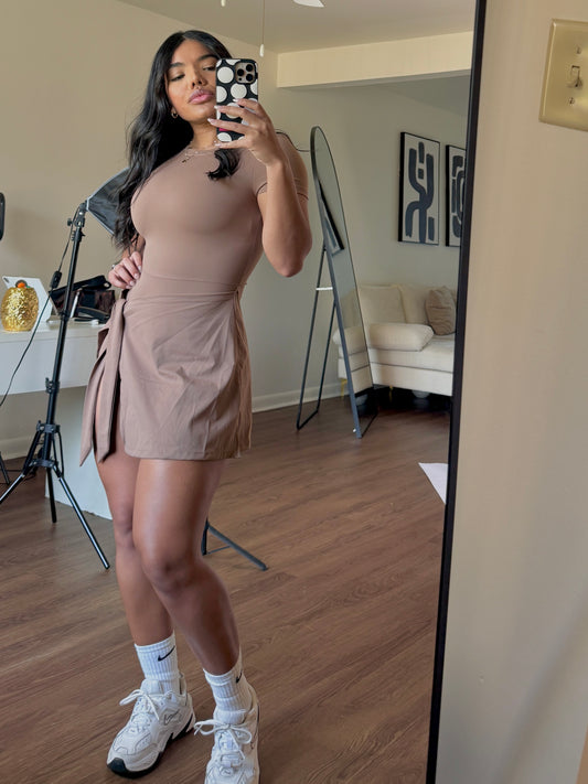 Camila Wrap Sculpt Active Skort Dress