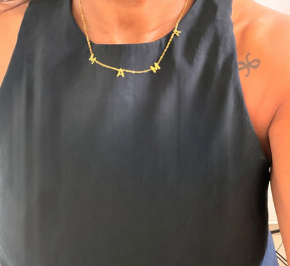 18k Gold Plated Waterproof Stainless Steel Chain Necklace
