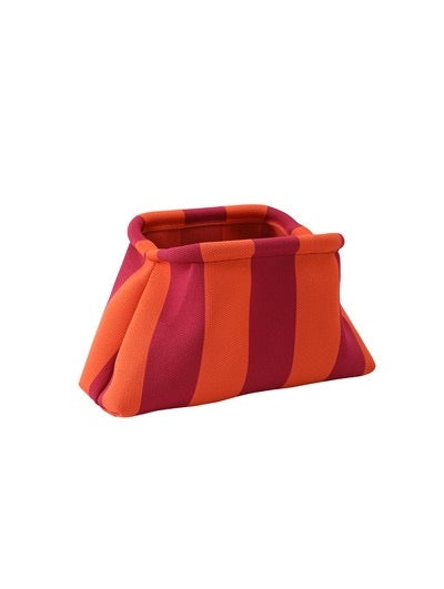 Amalfi Striped Clutch Bag