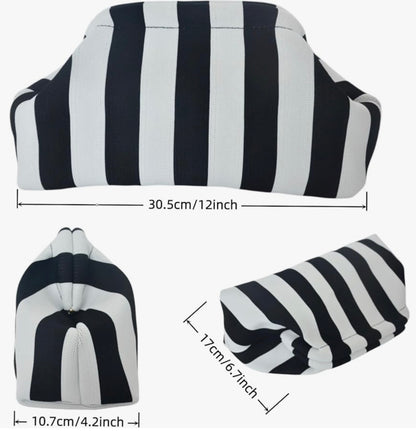 Amalfi Striped Clutch Bag