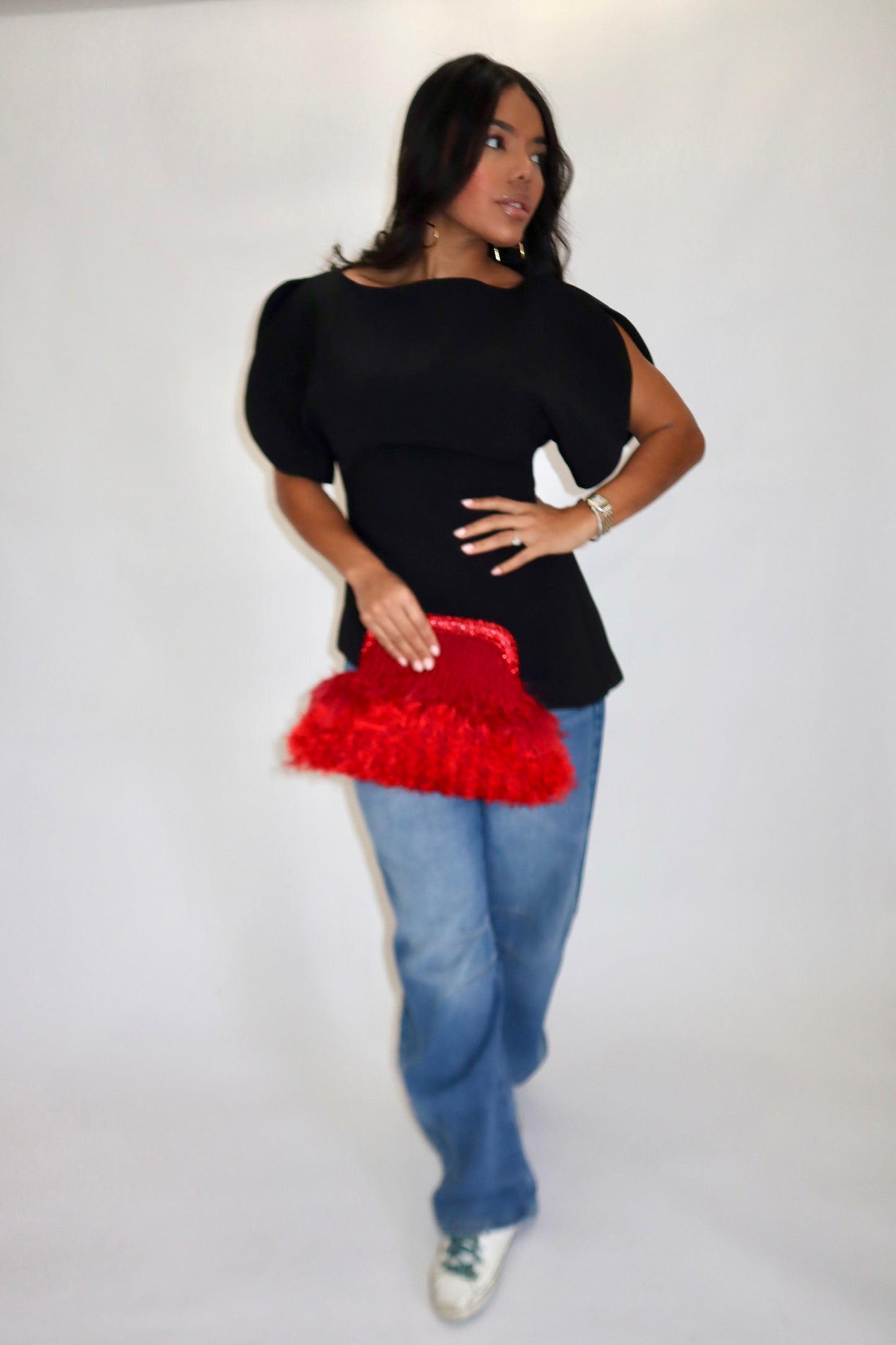 AMARA DRAPED ASYMMETRICAL TOP
