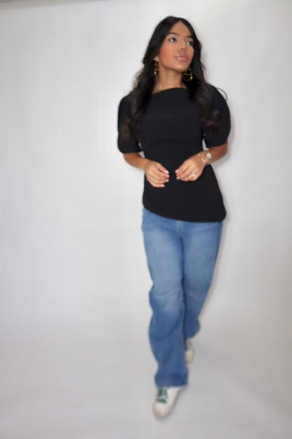 AMARA DRAPED ASYMMETRICAL TOP