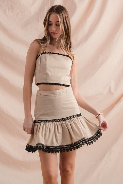 Elena Cotton Linen Blend Set