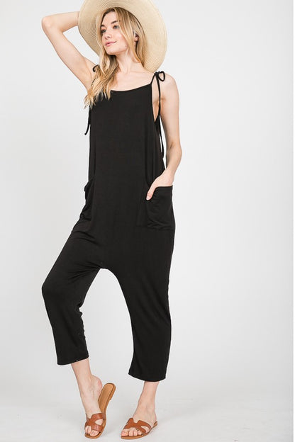 black relaxed jumpsuit