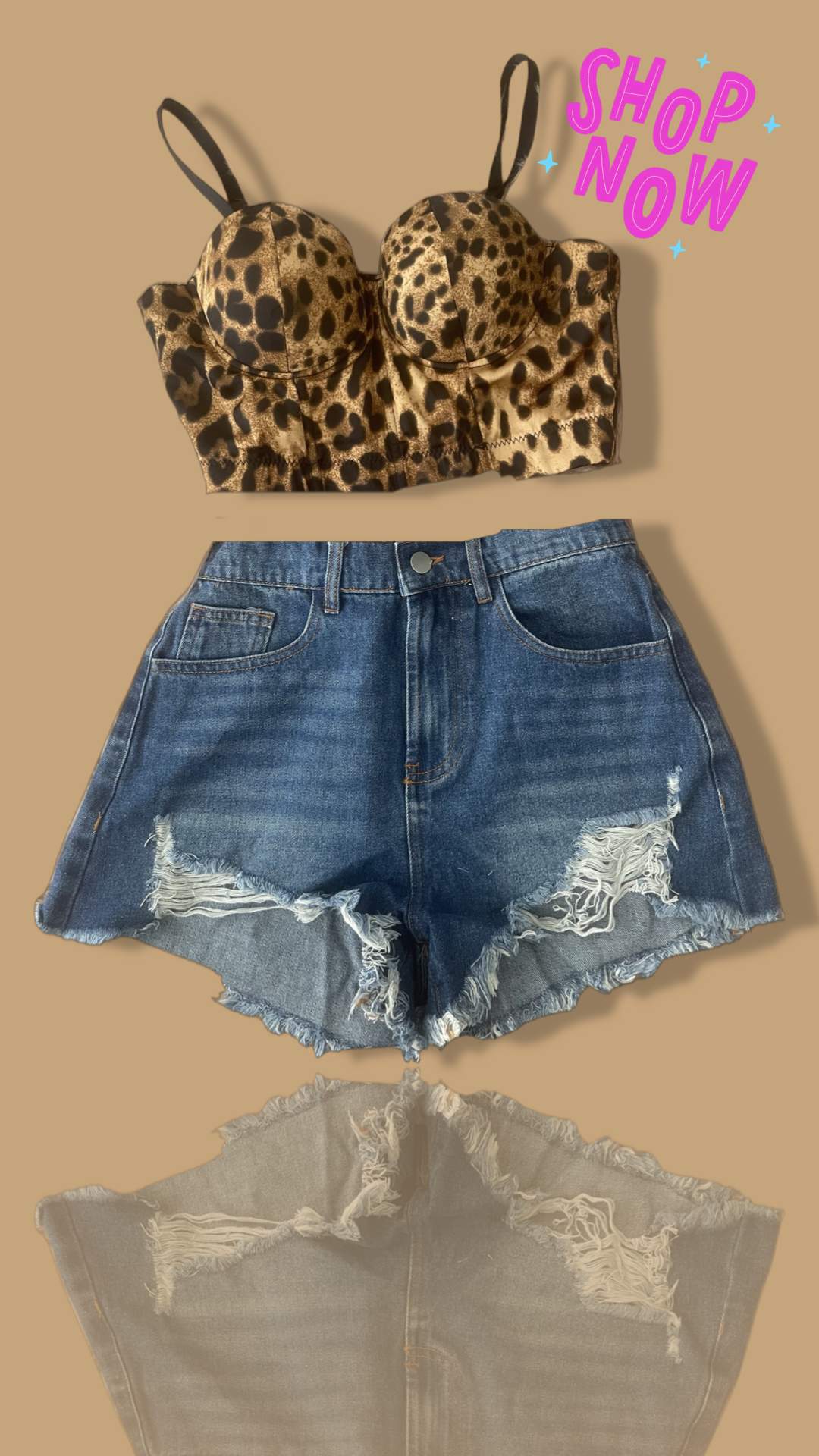 Wild Denim Short Bottom