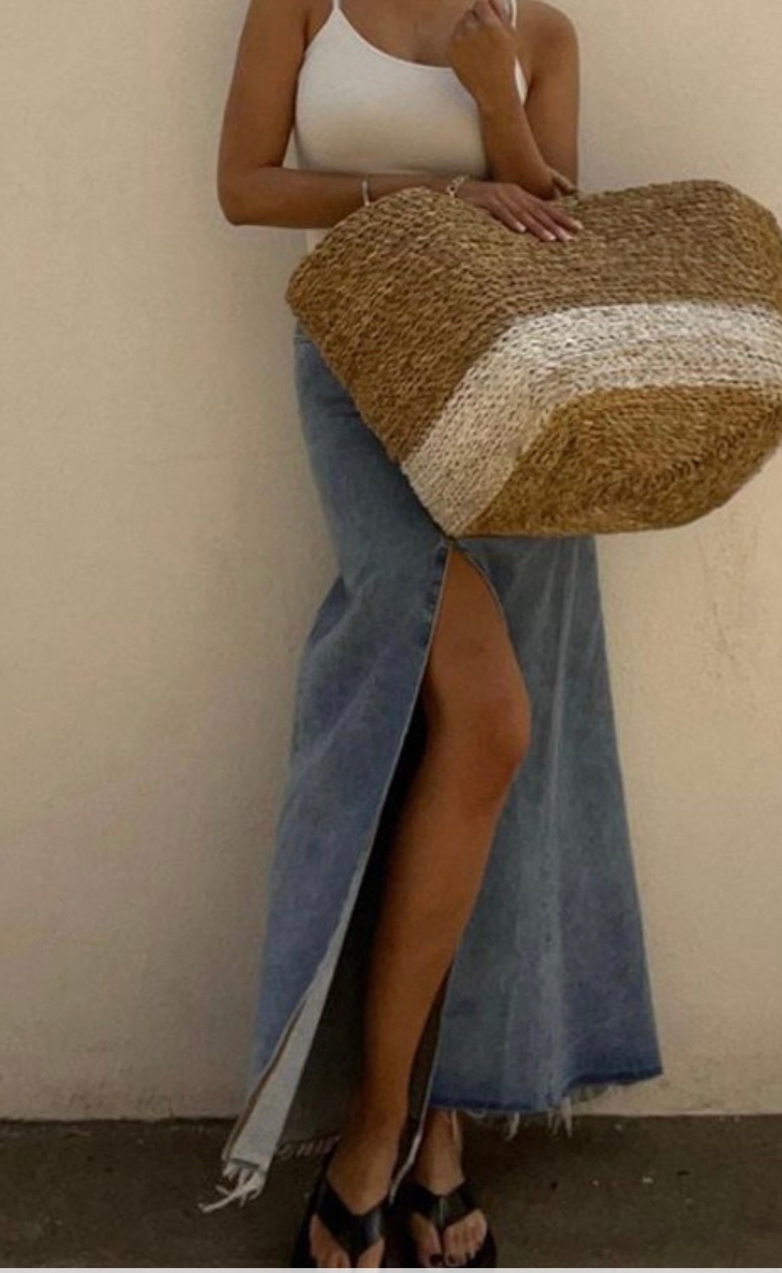 Long DenimSkirt